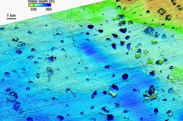 На дне Баренцева моря обнаружено множество кратеров