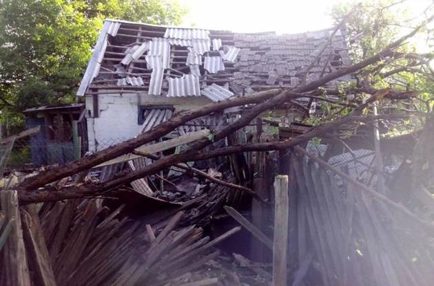 Боевики снова обстреляли Марьинку из минометов