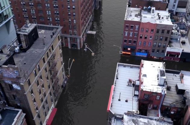 Смоделировано затопление Нью-Йорка в результате глобального потепления