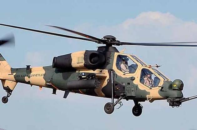В Турции на границе с Ираком разбился военный вертолет