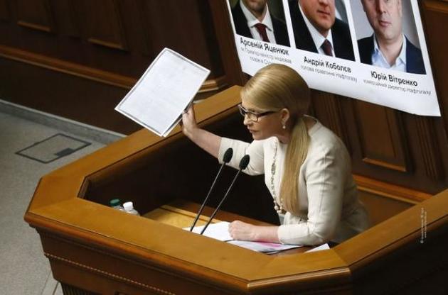 НАПК выявило фальсификации в отчетности партии "Батькивщина"