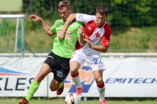 Ротань забил дебютный гол за "Славию" в товарищеском матче