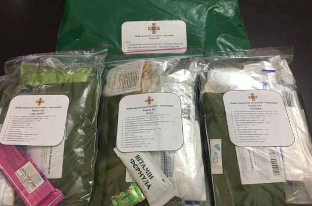 Новые сухпайки доставили на фронт