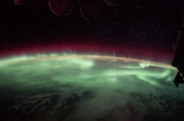 Відео було знято з борту МКС