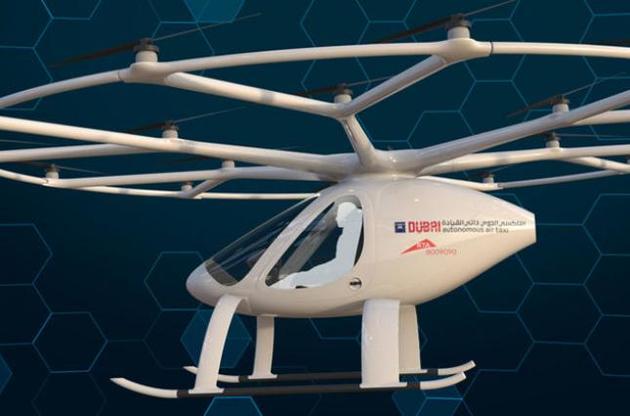 Дрон будет использоваться в качестве беспилотного такси в Дубае