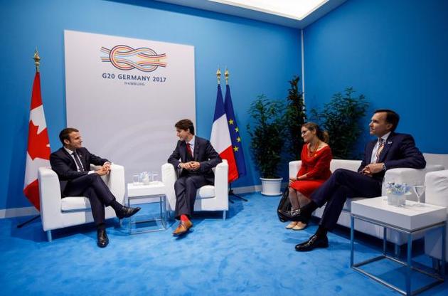 Трюдо и Макрон на саммите G20 обсудили ситуацию в Украине