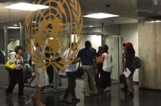 В Нью-Йорке  в штаб-квартире ООН произошел пожар