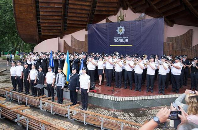 Полицейские музыканты установили рекорд Украины