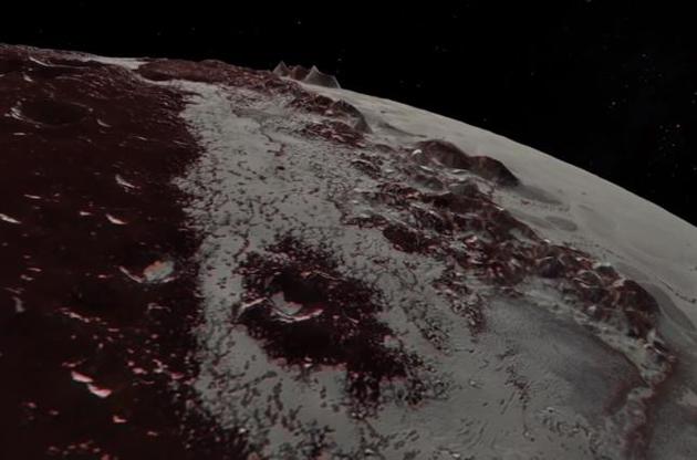 NASA показало відео прольоту New Horizons над поверхнею Плутона і Харона