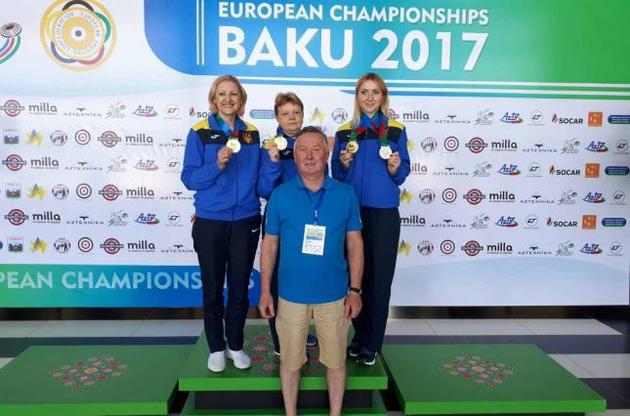 Украинки завоевали "золото" и "серебро" чемпионата Европы по стрельбе