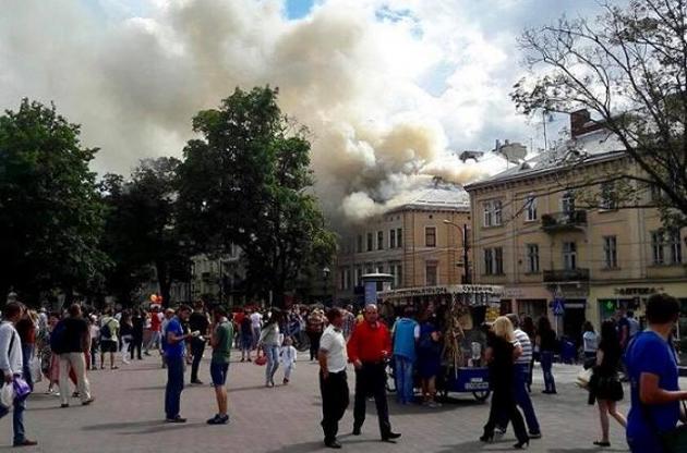 Під час пожежі у Львові постраждала одна людина