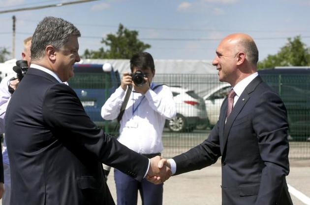 Порошенко поговорив з молдавським прем&#039;єром про територіальну цілісність