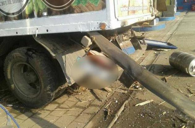 В результате взрыва водитель ГАЗа получил открытый перелом голени