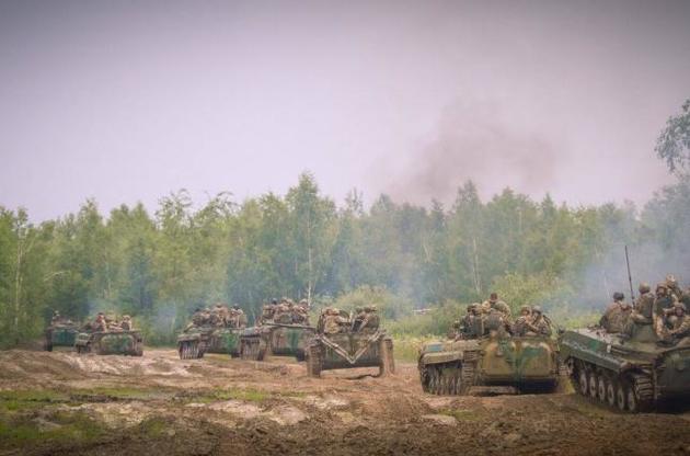 За сутки в зоне АТО погиб один украинский военнослужащий - штаб