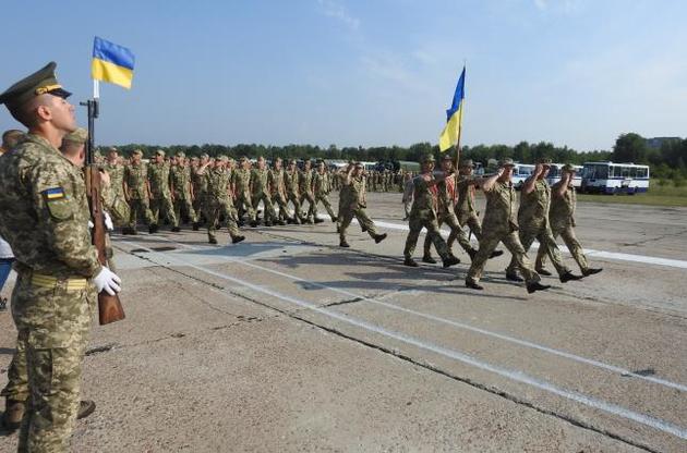 Украинские военные отправились на военный парад в Польшу