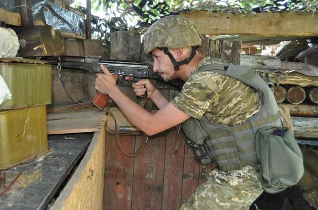 Бойцы ВСУ дали отпор террористам под Крымским