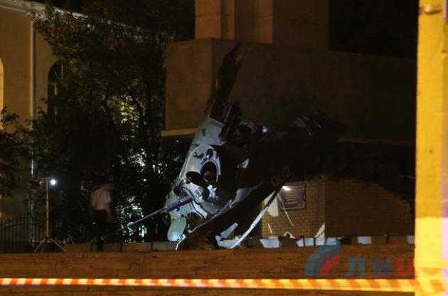 В Луганске взорвали памятник "героям Новороссии"