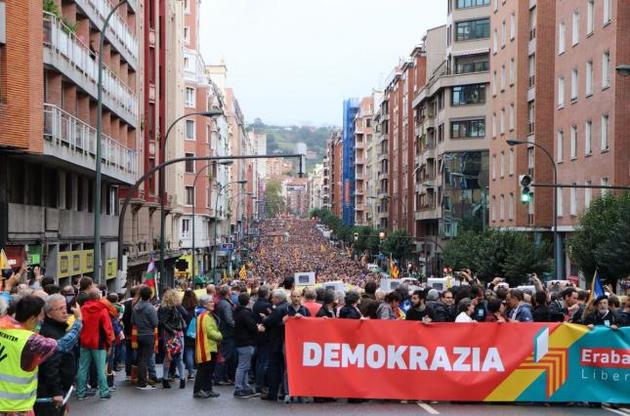 В Каталонии началась всеобщая забастовка