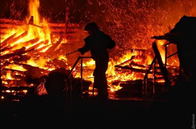 В пожаре в одесском лагере погибли трое детей – представитель полиции