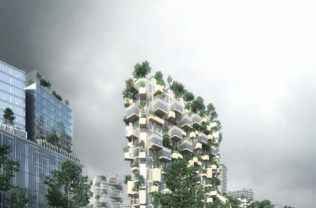 В Париже может появиться башня с вертикальными садами