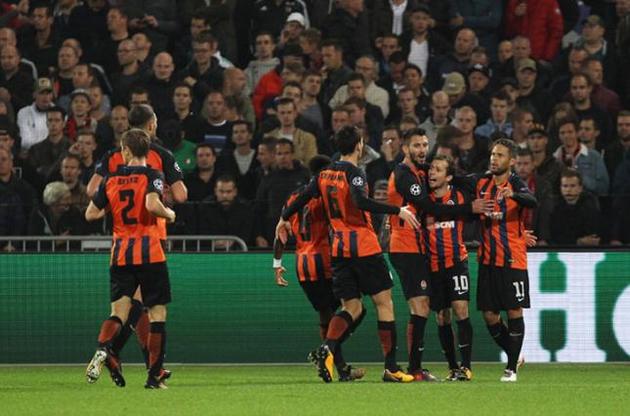 "Шахтер" добывает очки в Лиге чемпионов