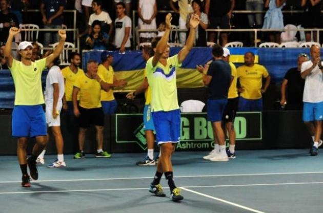Украина одержала итоговую победу над Израилем в Кубке Дэвиса