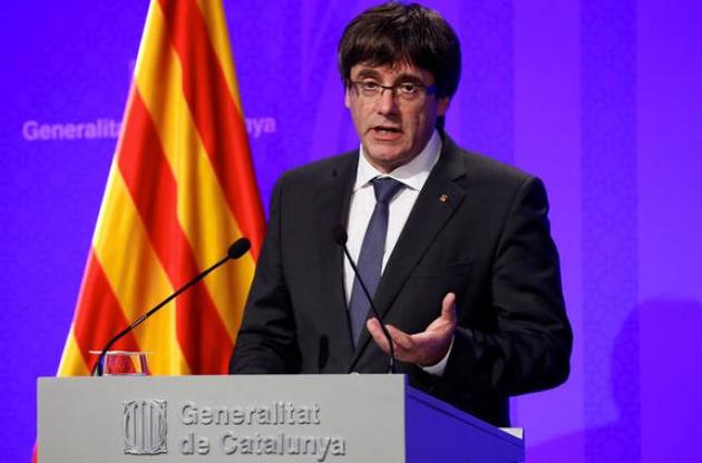 Пучдемон уклонился от ответа на вопрос о независимости Каталонии