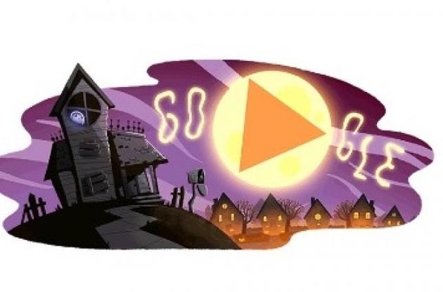 Google випустив дудл-мультфільм на честь Хелловіна