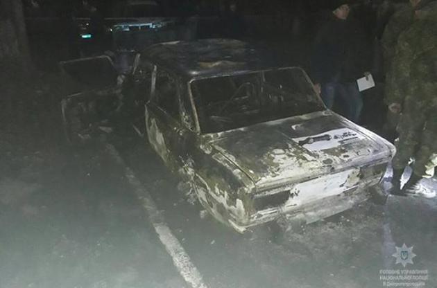 На Днепропетровщине авто с полицейскими обстреляли из гранатомета