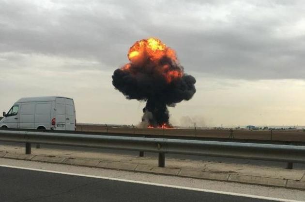 В Испании разбился военный истребитель, пилот погиб
