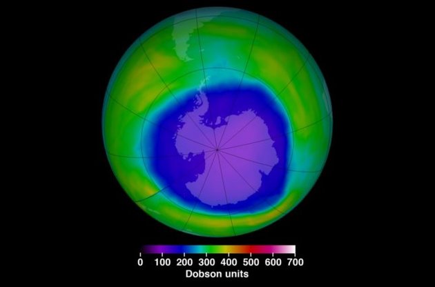 NASA заявило об уменьшении озоновой дыры над Антарктикой