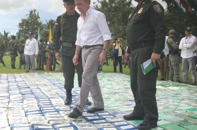 В Колумбії конфіскували рекордну партію кокаїну вагою 12 тонн