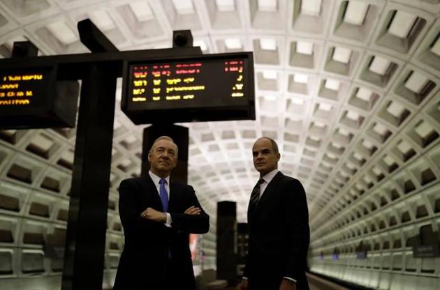 Съемки &quot;Карточного домика&quot; приостановлены на неопределенное время