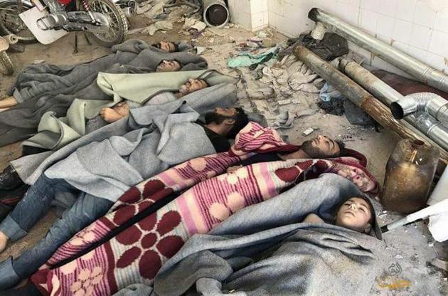 Білий дім звинуватив Росію в захисті терористів, які використовують хімічну зброю в Сирії.