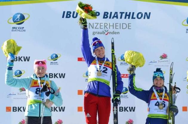 Украинки Абрамова и Журавок стали призерами этапа Кубка IBU по биатлону