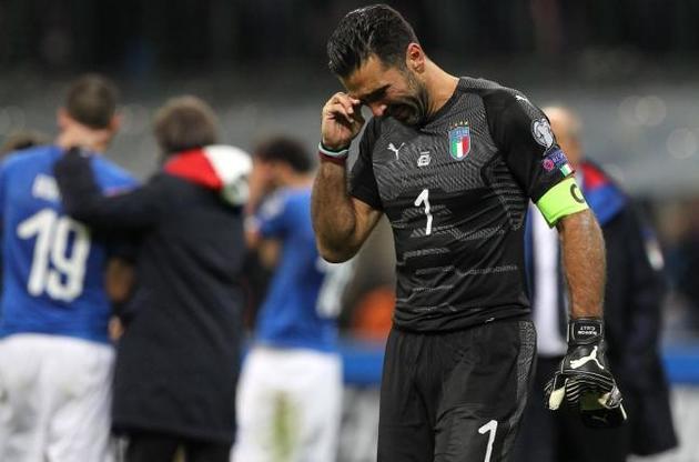 Сборная Италии не сыграет на чемпионате мира по футболу впервые за 60 лет