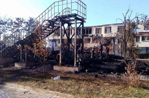 В полиции назвали причину вероятную пожара в детском лагере в Одессе