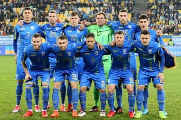 Збірна України залишила топ-30 рейтингу ФІФА