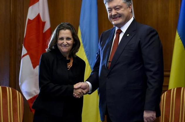 Фріланд обговорила розміщення миротворців в Донбасі зі світовими лідерами