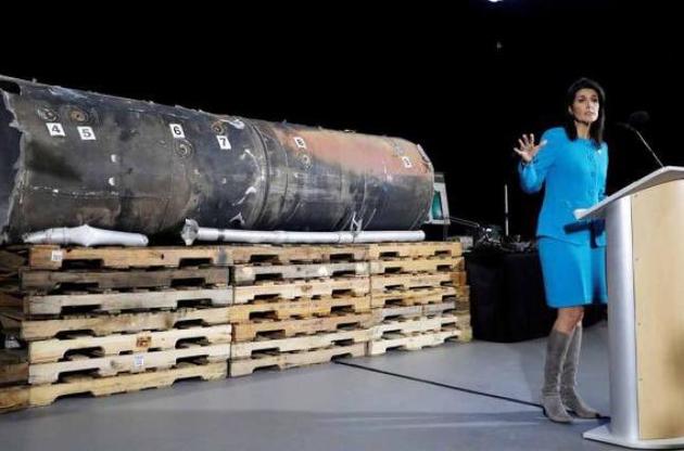 У Соединенных Штатов есть конкретные доказательства того, что Иран поставлял оружие повстанцам хуситам в Йемене в нарушение санкций ООН.