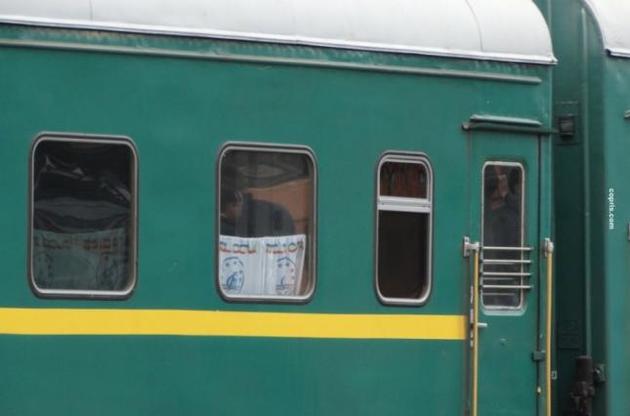 По территории Украины курсирует только один российский поезд