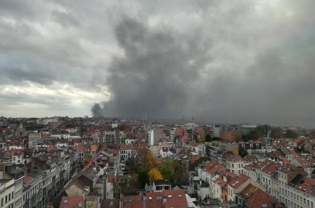 В Брюсселе сгорела вафельная фабрика