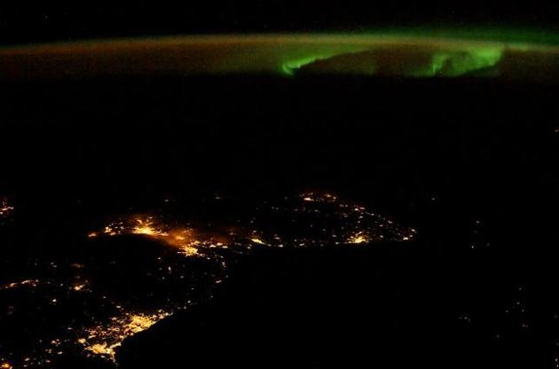 Астронавт NASA опубликовал снимок северного сияния над Шотландией