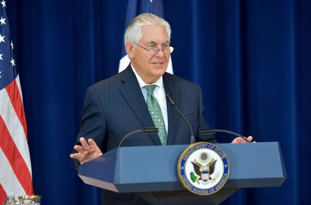 Тиллерсон назвал войной агрессию РФ против Украины