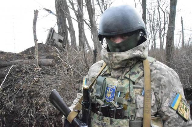В зоне АТО за сутки ранен один украинский военнослужащий – штаб