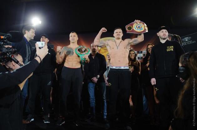 Усик і Брієдіс в останній раз провели "дуель поглядів"