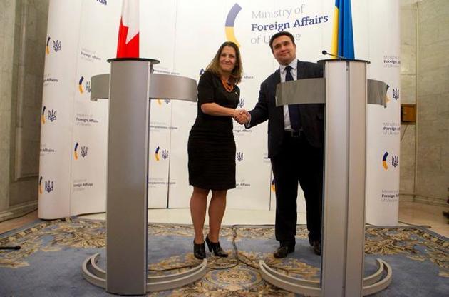 Глава МЗС Канади Христя Фріланд перебуває у Києві з робочим візитом