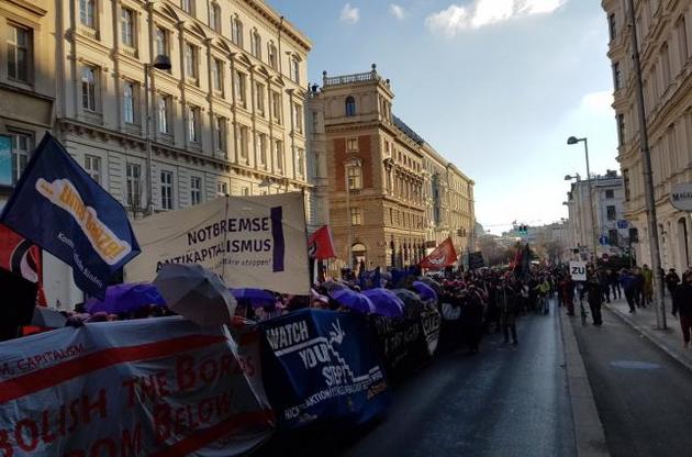 В Вене проходят протесты против нового правительства Австрии