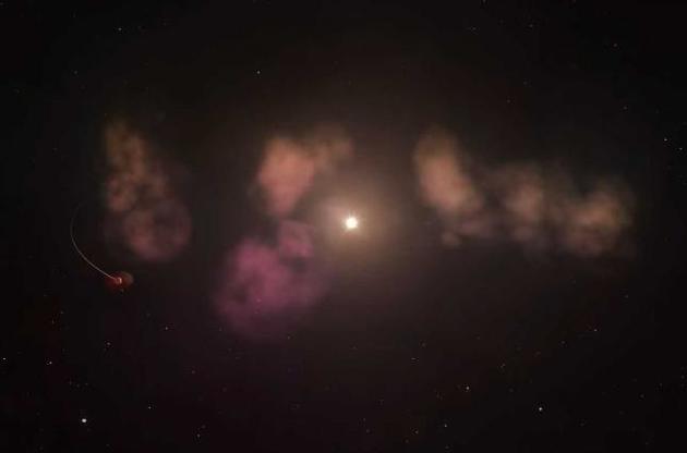 Зірка знищила планету, яка перебувала на її орбіті