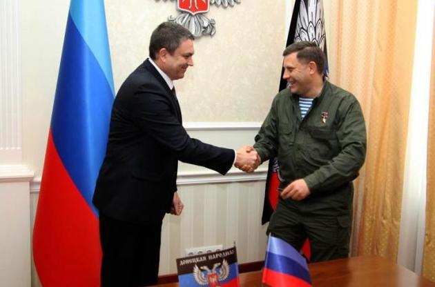 Пасічник і Захарченко підписали "протокол" про створення "митного союзу "